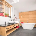 Apartment Im Chaletstil Bergloft 115 Qm Wellness Fitness Sauna Bergrödelhof Feilitzsch