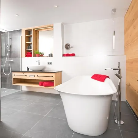 Apartmán Im Chaletstil Bergloft 115 Qm Wellness Fitness Sauna Bergroedelhof Feilitzsch