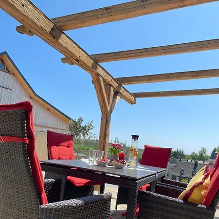 Im Chaletstil Bergloft 115 Qm Wellness Fitness Sauna Bergroedelhof Feilitzsch